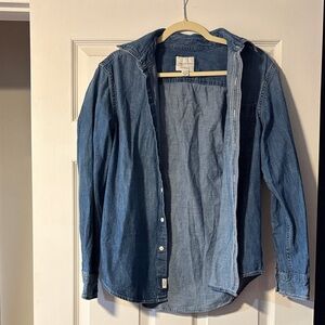 Men's Blue Denim Shirt